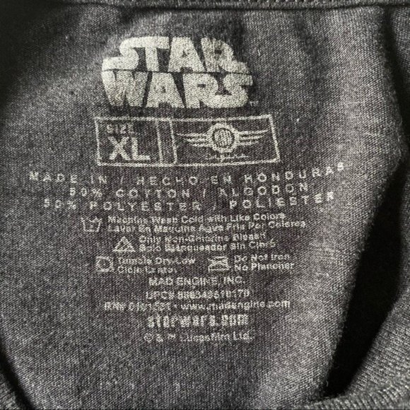 Star Wars Millenium Falcon Short-Sleeved Graphic Tee XL - Picture 6 of 6